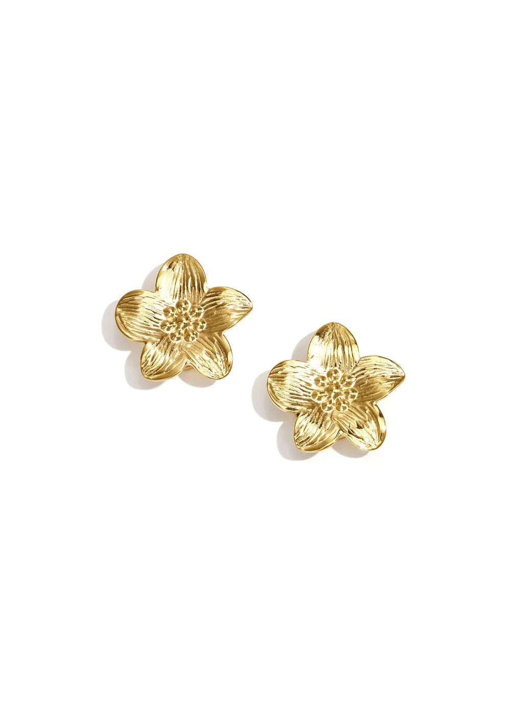 By Anoor manchetknopen goud bknopenset bloemen