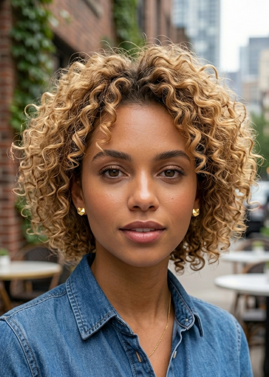 Grote oorstekers gouden harten Rvs