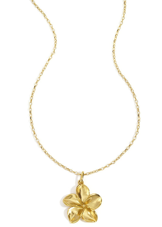 Ketting goud rvs bloem by anoor