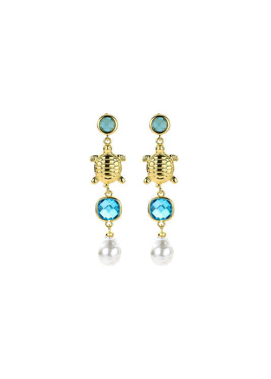Oprbellen bibab zeeschilpadden zomer blauw strand