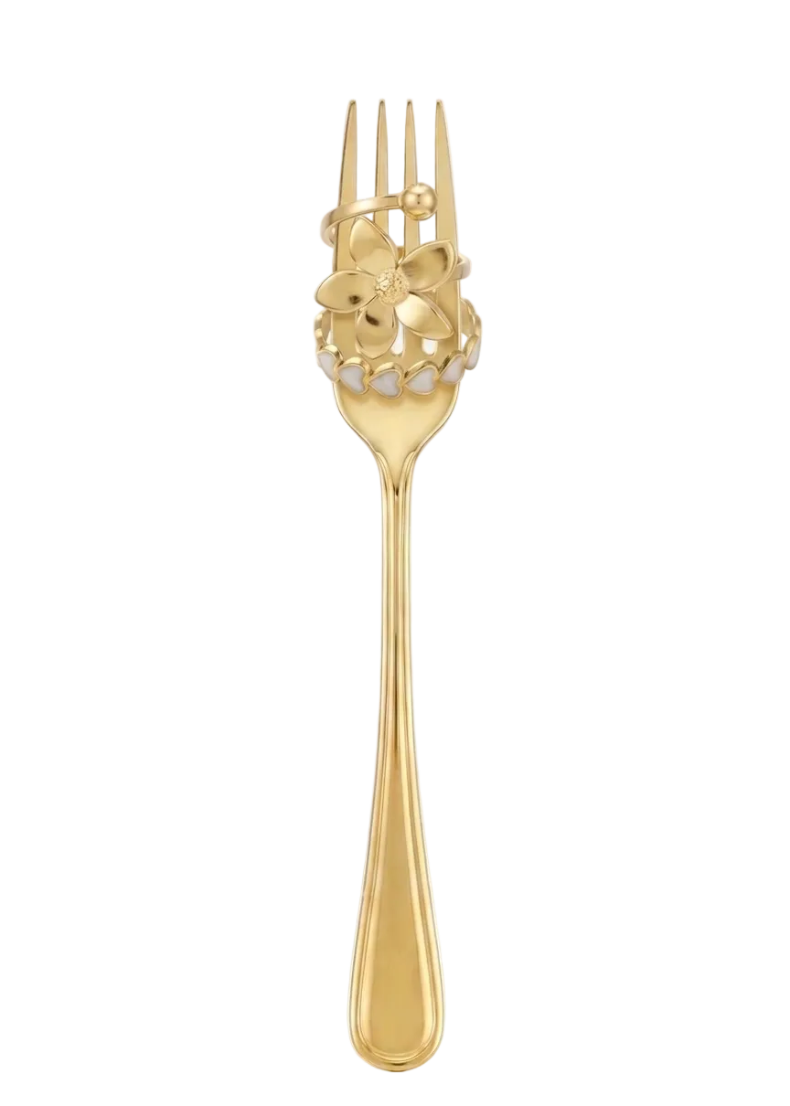 Verstelbare ringen stainless steel hartjes bloem