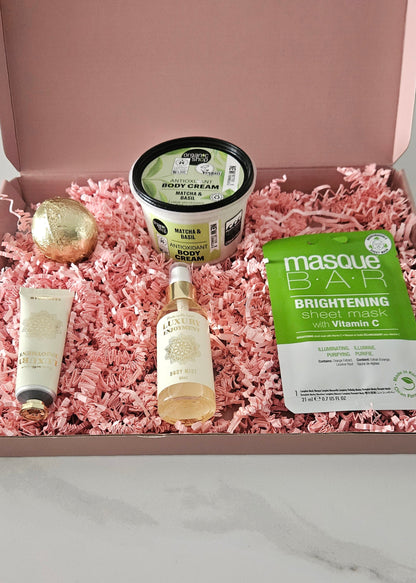 Beautybox van By Anoor goud en groen 