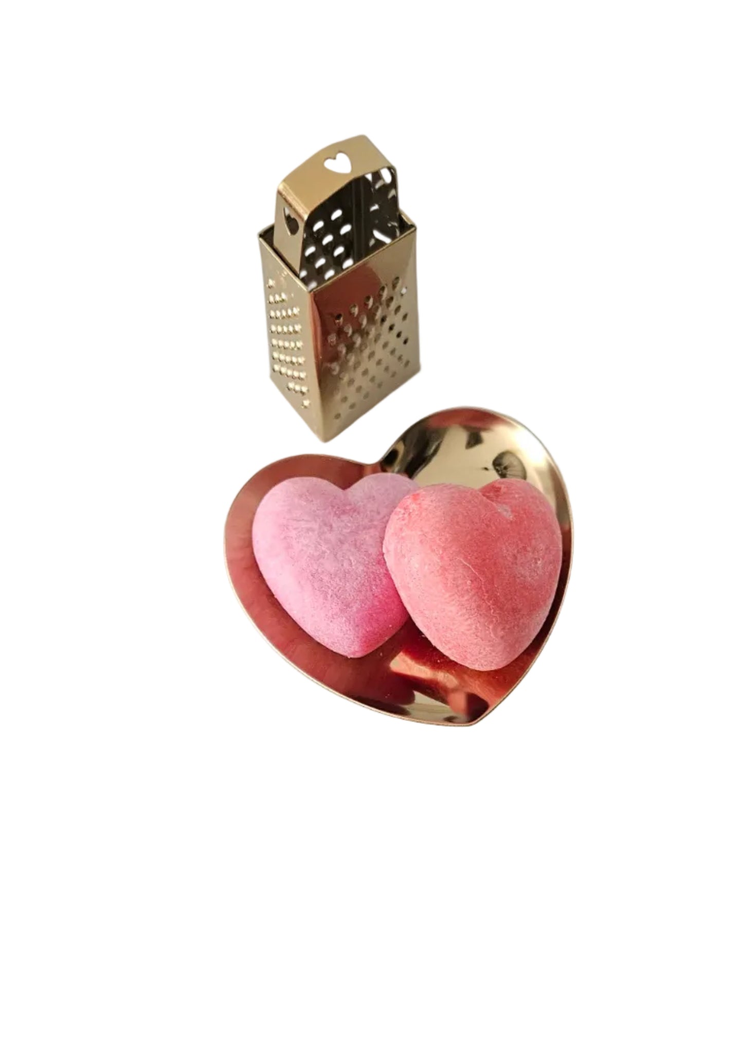 Cadeausetje-amberblokjes-hartjes-goud-schaaltje-rasp