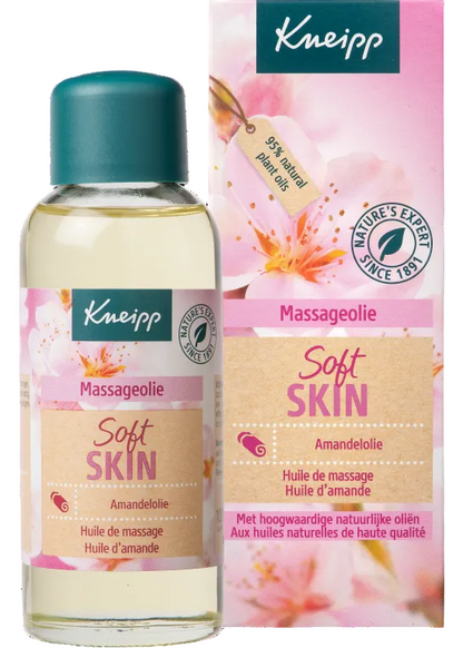Kneipp massageolie voor een softskin met amandelolie