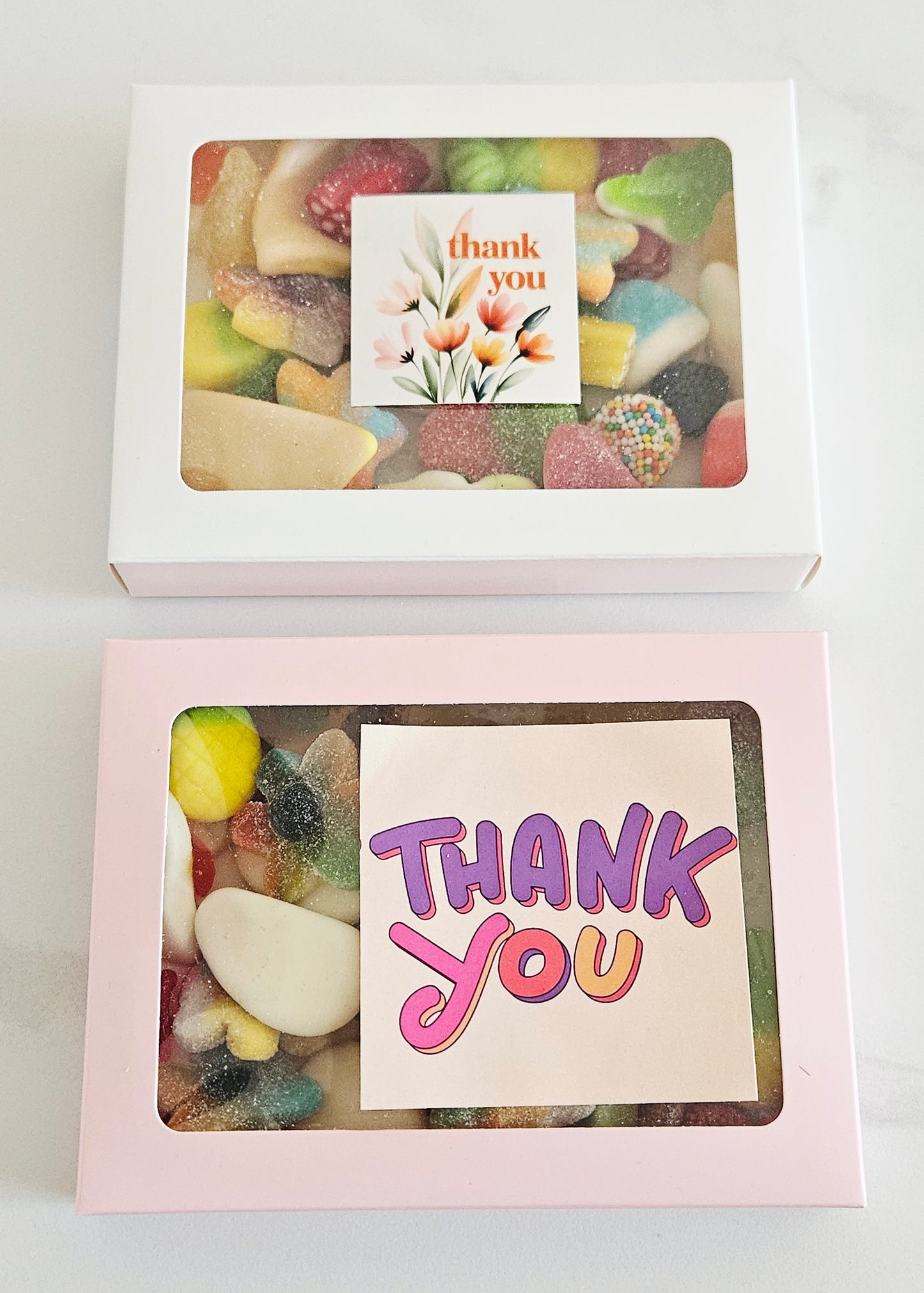 Brievenbuscadeau thank you bedankt snoepcadeau