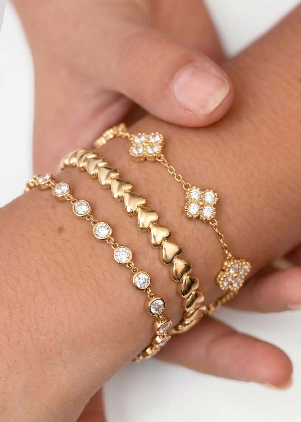 By Anoor armbandje klavertjes clover trend