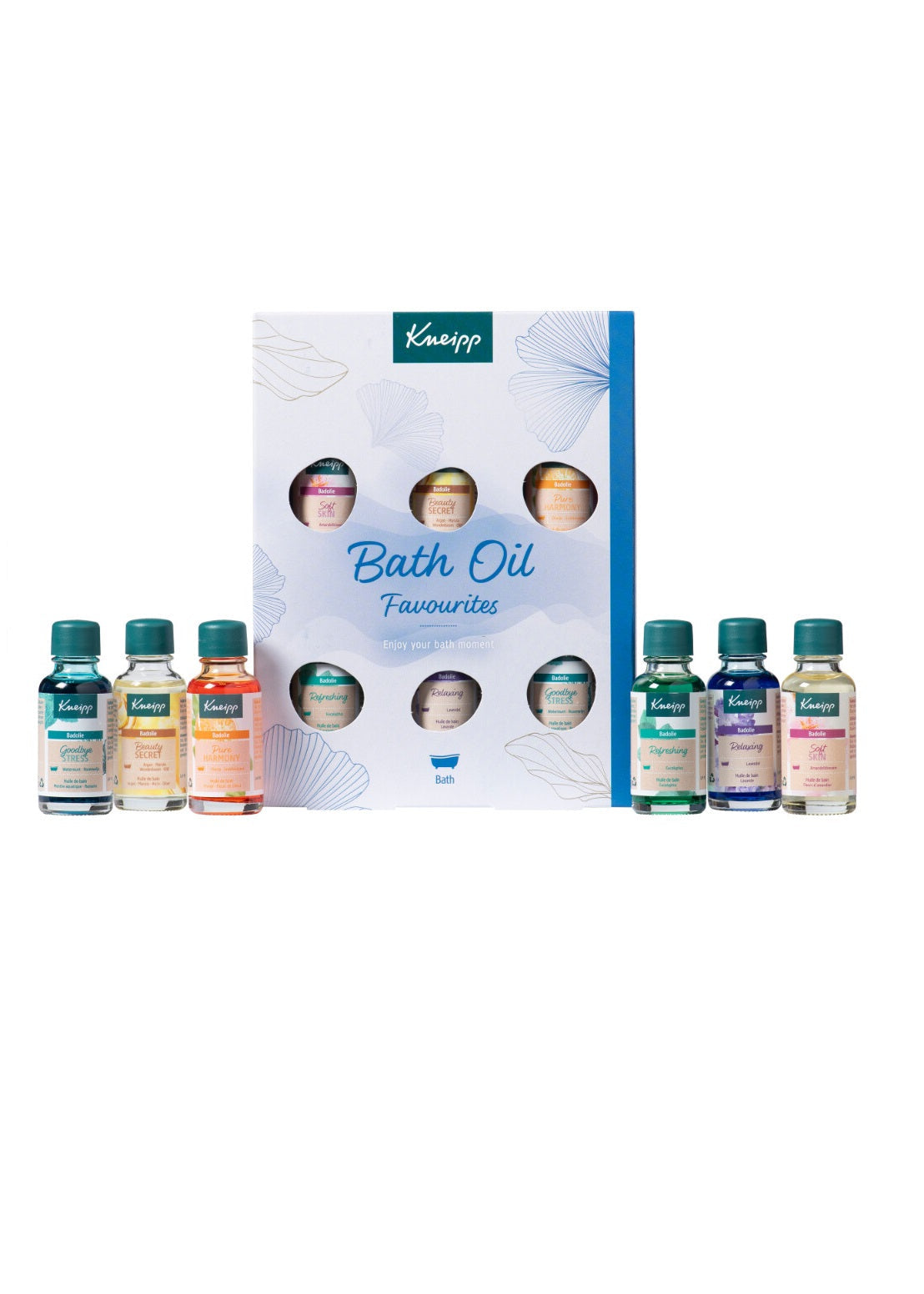 Cadeauset zes flesjes Kneipp badolie