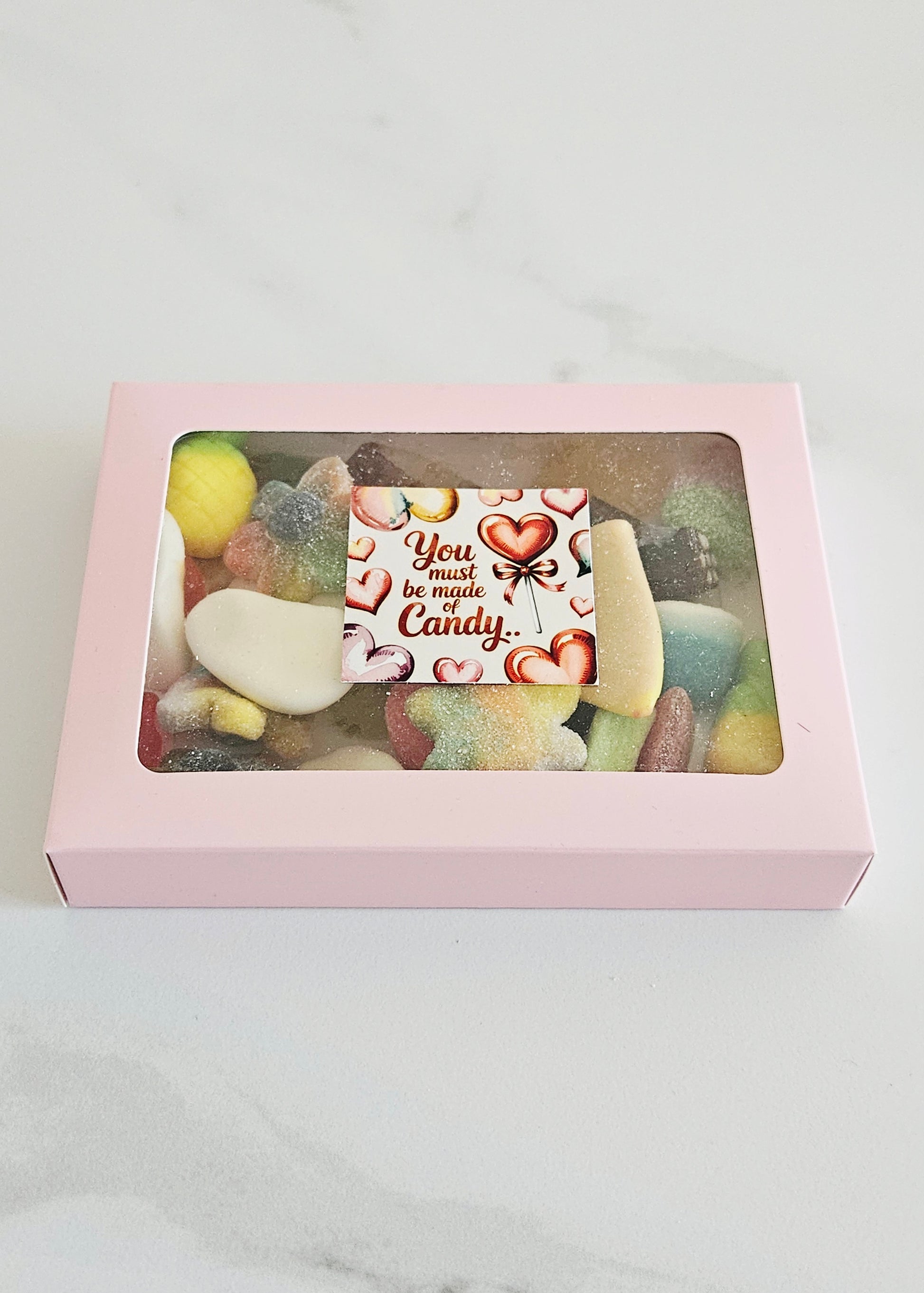 Gepersonaliseerd snoepcadeau brievenbuscdeau