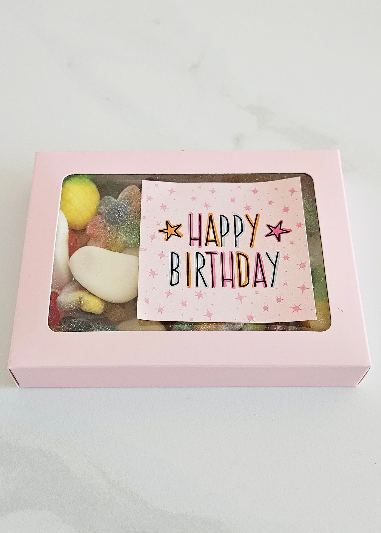 Happy birthday snoepcadeau snoepjes