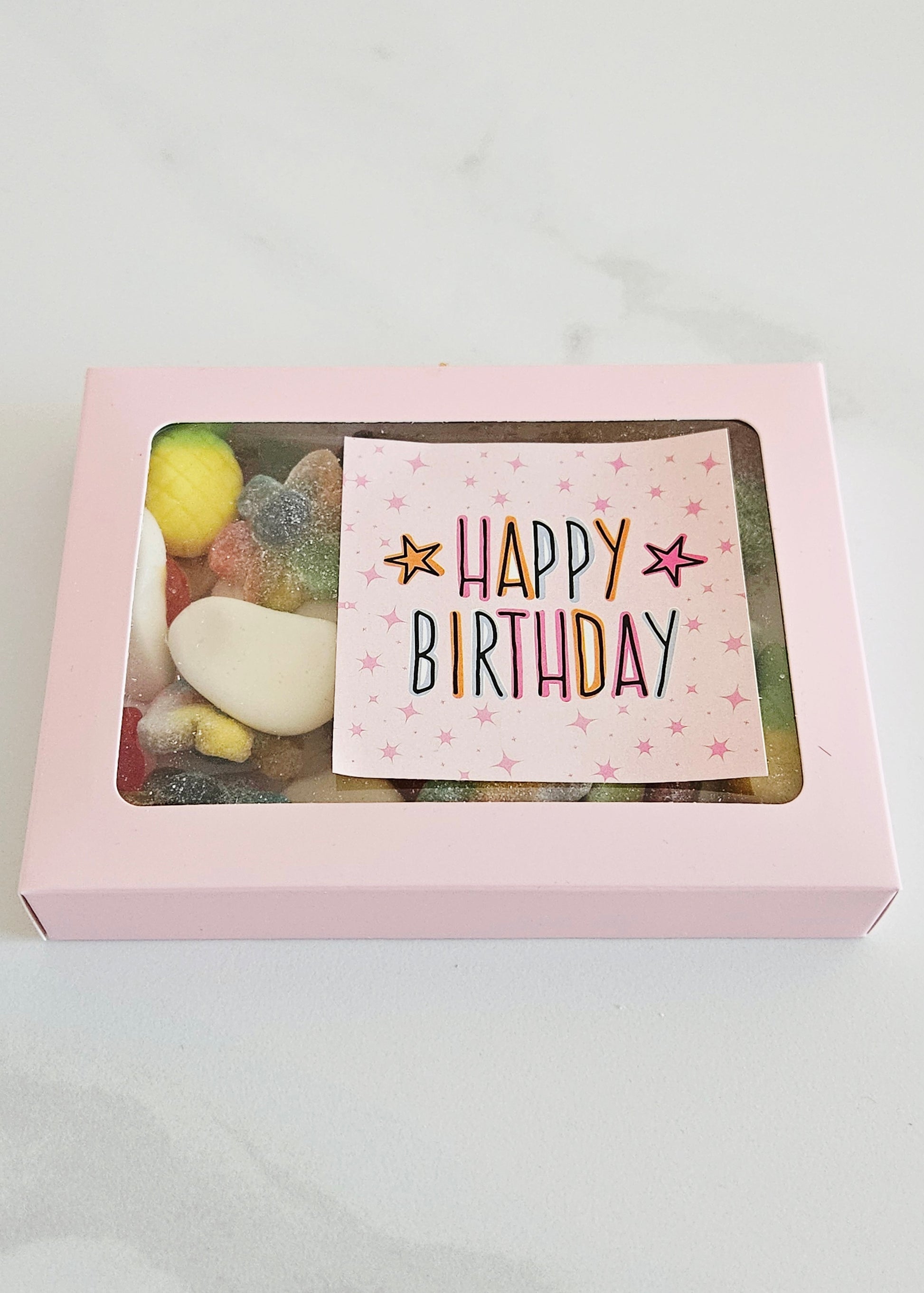 Happy birthday snoepcadeau snoepjes