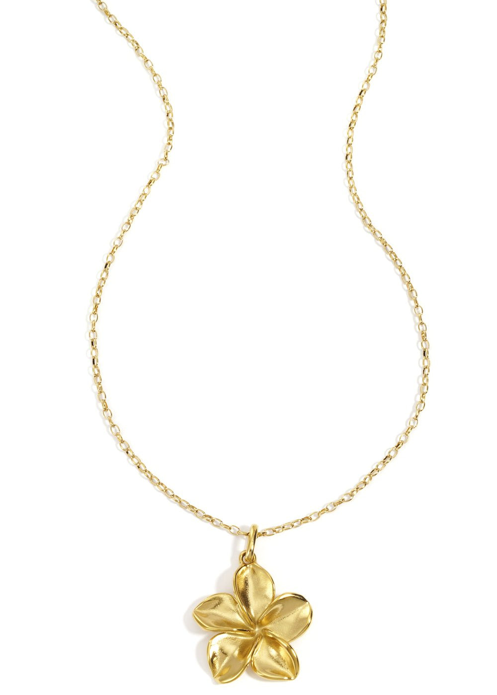 Ketting goud rvs bloem by anoor