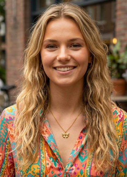 Ketting goud met strikje