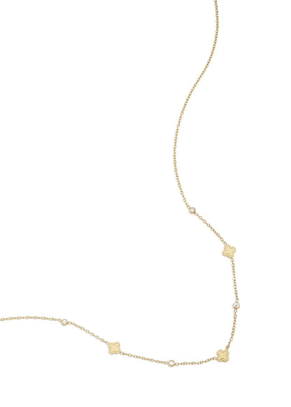 Ketting kalvertjes goud stainless steel