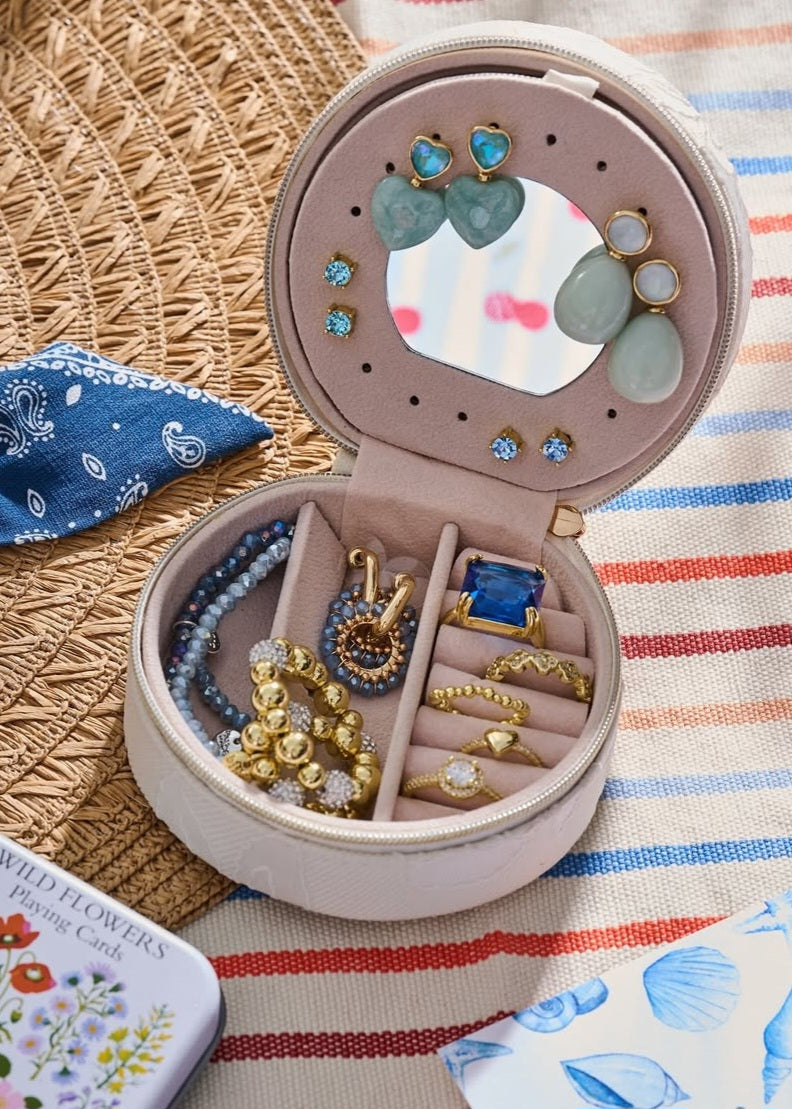 Kleine oorbellen by anoor dubbele hartjes