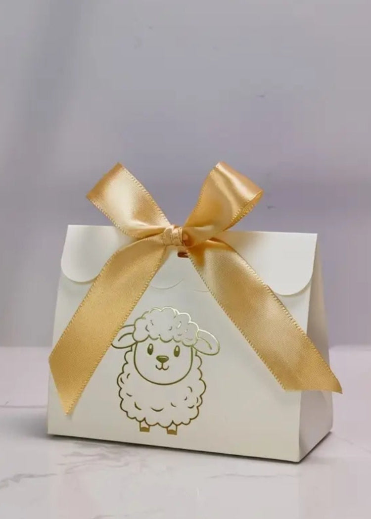 Luxe witte snoepdoos met halal snoep