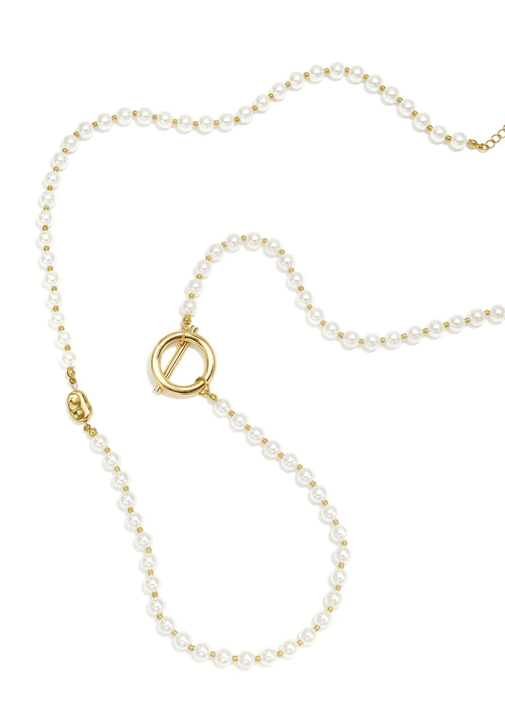 Mooie lange ketting pearls met parels waterproof