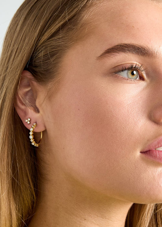 Oorbellen oorstekers goud by anoor