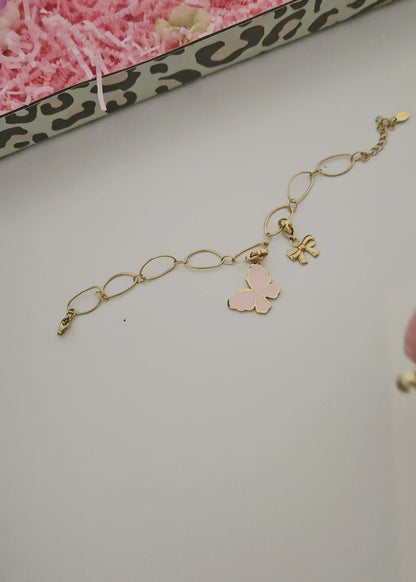 DIY armbandje vlinders - hoe maak je een armbandje met bedels