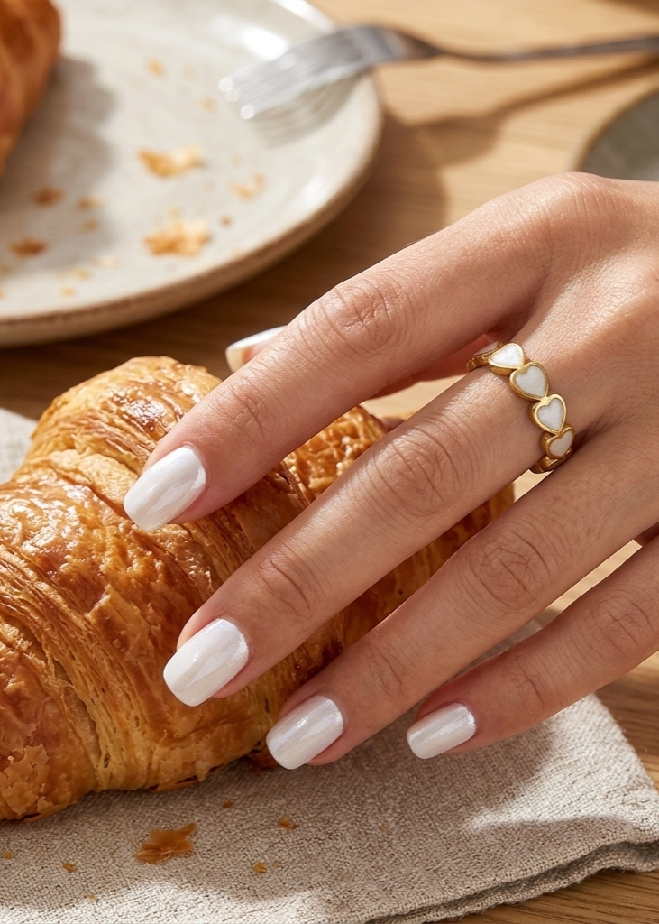 Ring goud met hartjes