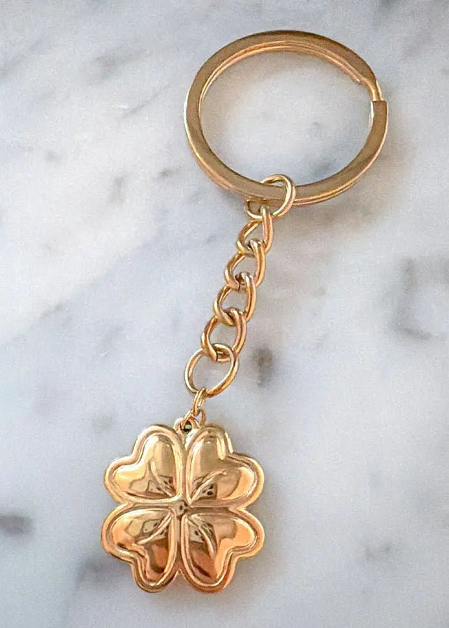 Sleutelhanger-cadeau-geluk-clover