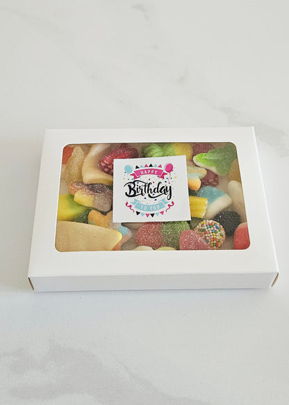 Snoep door de brievenbus kind gefeliciteerd