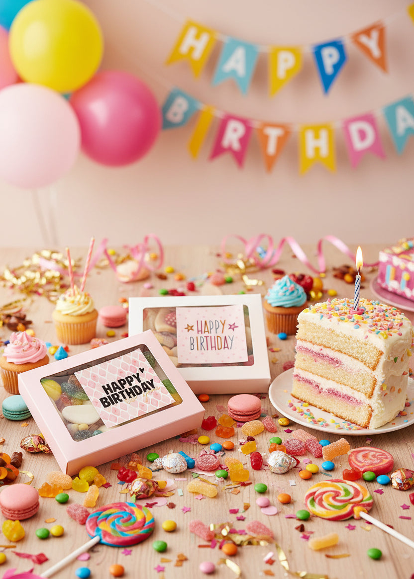 Snoepcadeau happy birthday kinderen volwassenen