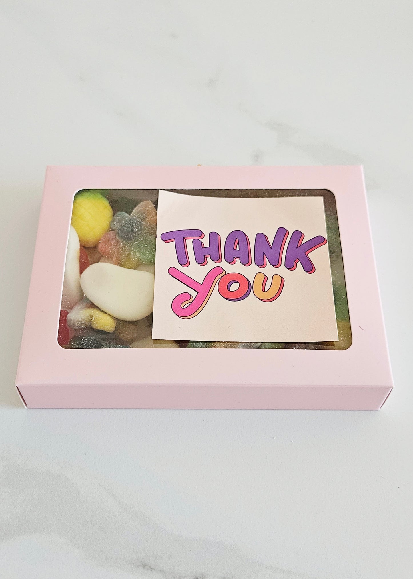 Snoepcadeau thank you bedankt halal en vegan